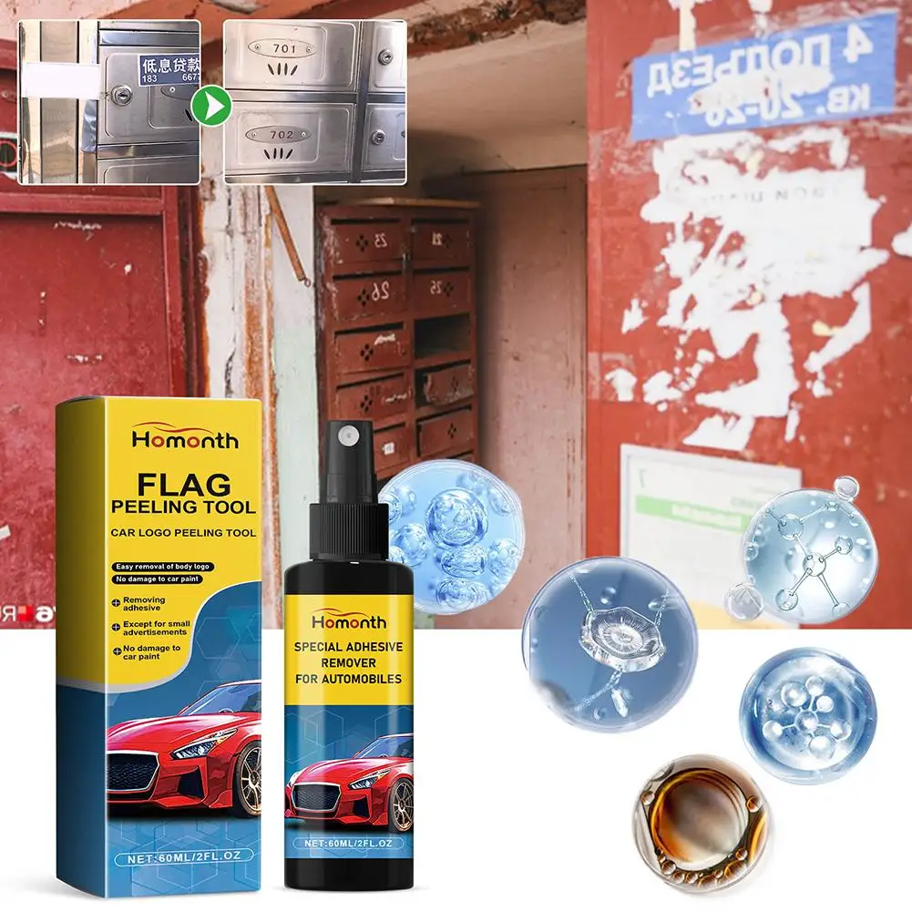 Self-Adhesive Remover No Irritating Smell,for Removing Tools Agent And Cleaning Stickers Tapes Outside Car Vehicle P0A0