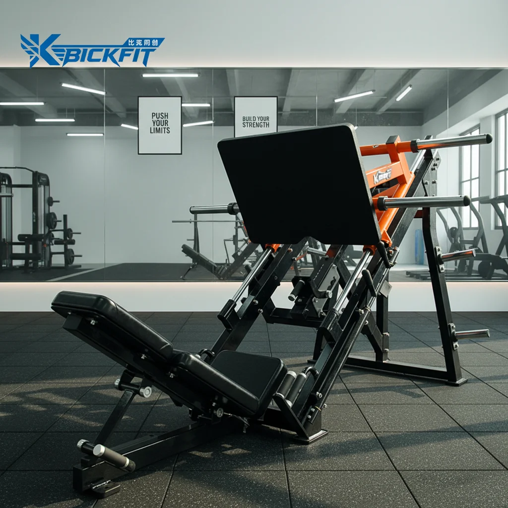Professional Commercial Grade Steel 45 Degree Leg Press Machine With Safety Features For Fitness Facilities And Bodybuilding