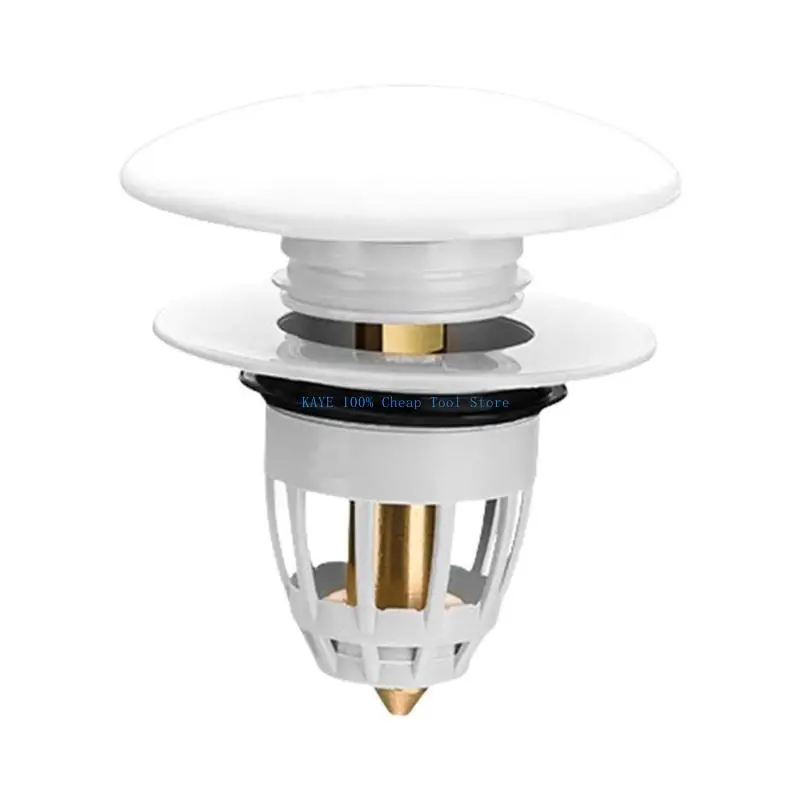 

G6KA Practical Sturdy Ceramics and Brass Cores Drain Stoppers Accessory for Variety Use In Bathrooms and Kitchens Supplies