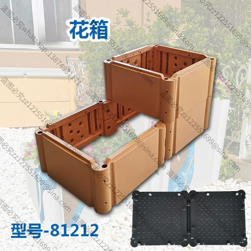 Suitable for Outdoor Slow-wetting Heavy-duty Multi-soil, Large-capacity Heightening Planting Flowers, Grass,