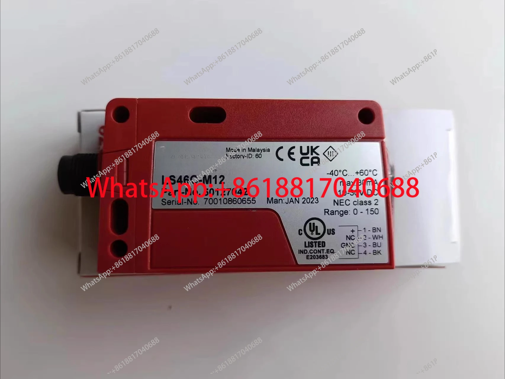 LS46C-M12 Optoelectronic Sensor (Transmitting)