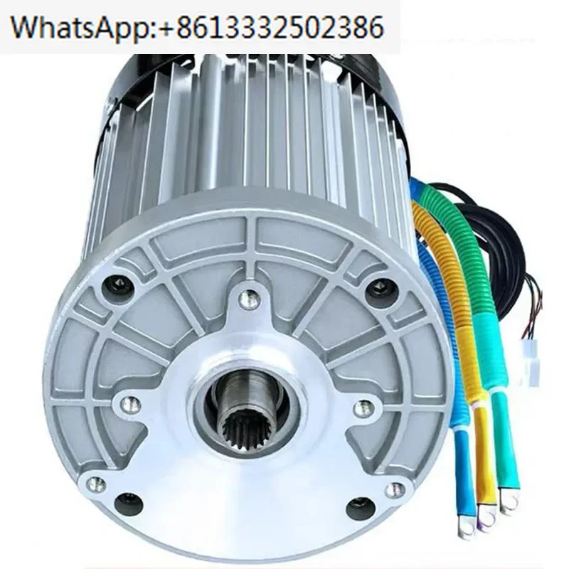 60V/72V 3000W 4600RPM permanent magnet brushless DC motor differential speed electric vehicles, machine tools, DIY Accessories Y