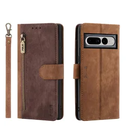 Luxury Leather Phone Protect Cover For Google Pixel 9 8 7A 7 Pro 5G 6A 6 5A 5 XL 4A 4XL 5XL 3A 2XL Shockproof Flip Wallet Case