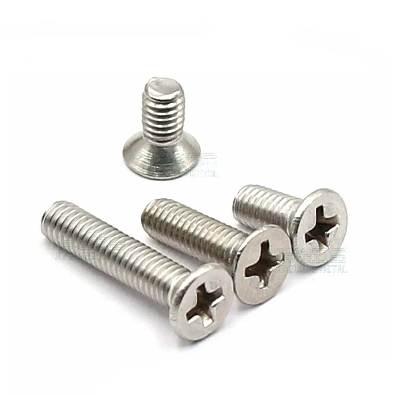 5Pcs M5*8/10/12/14/16/18/20-50mm 304 Stainless steel Cross Phillips Flat Countersunk Head Machine Screw Bolt