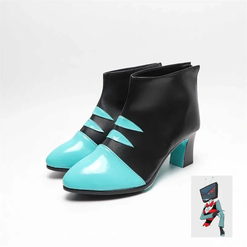 

Hotel Vox Cosplay Shoes Boots Halloween Carnival Hazbin Shoes Boots