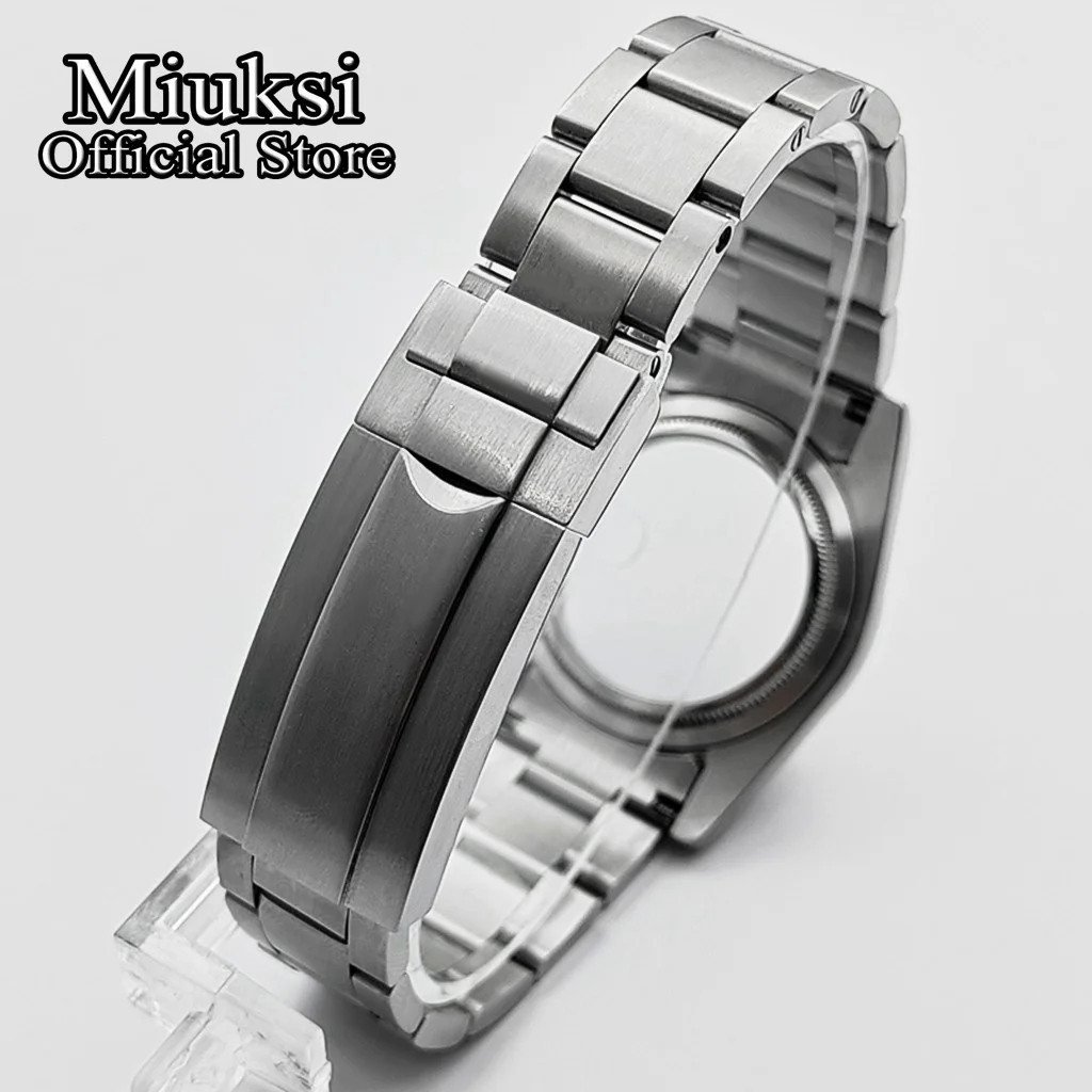 Miuksi 36mm/40mm Gebürstetes Uhrengehäuse Saphirglas Passend für NH35 NH36 ETA2824 2836 Miyota 8205 8215 PT5000 Mingzhu DG2813 Uhrwerk – Detail 10
