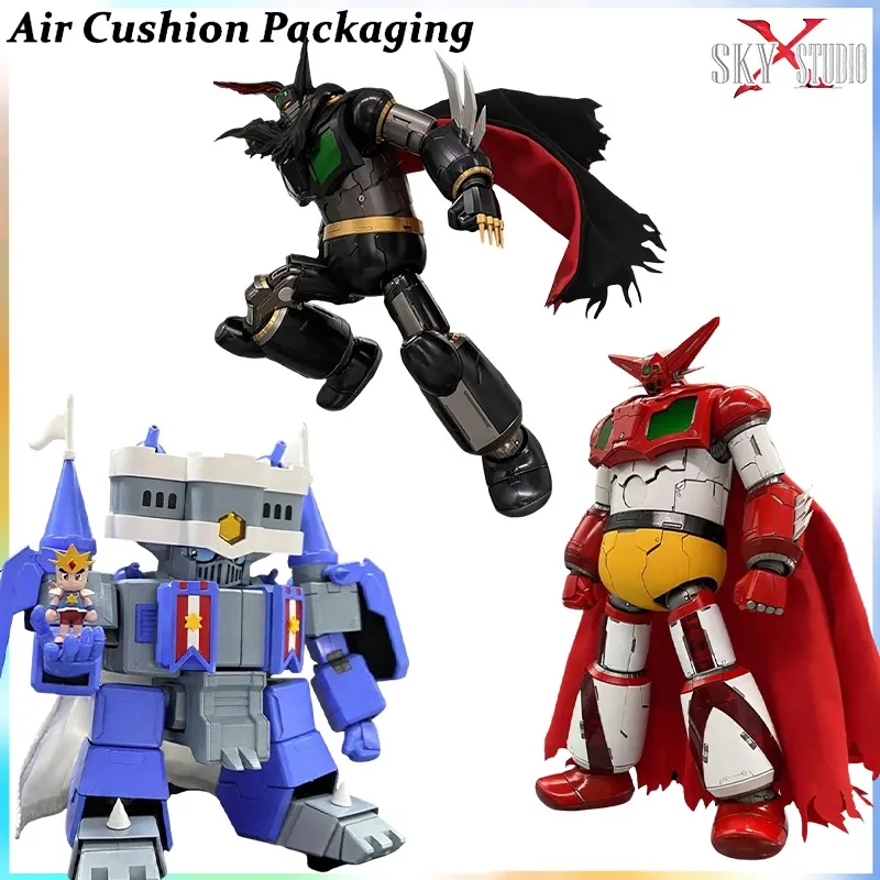 

Sky X Studio Genuine The Mecha Series SXD Getter Robo 1 Black Getter Robo White Capital Castle Alloy Action Figures Model Toys