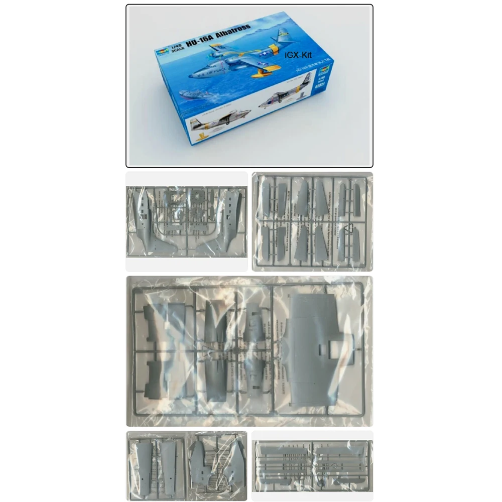 

Trumpeter 02821 1:48 Scale USAF UH16A UH-16A Albatross Amphibian Aircraft Plane Plastic Airplane Assembly Model Building Kit