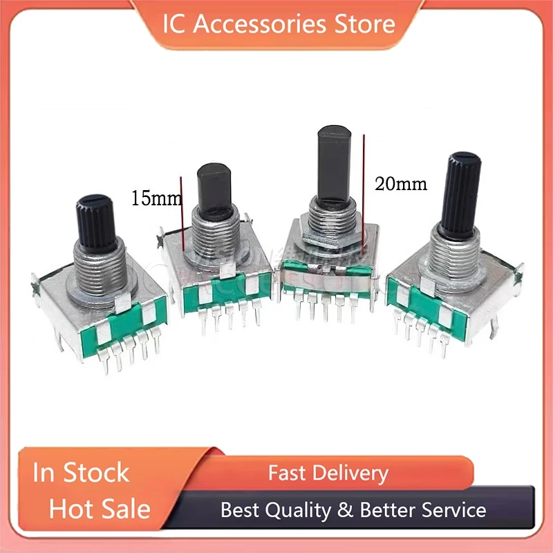 3Pcs RS17 Rotary Band Switch 2 3 4 5 6 7 8 9 Gears Small Household Appliance Conversion Gear Switch 10Pin Shaft Length 15MM 20MM