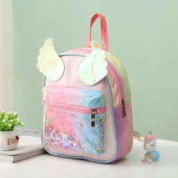 Cute Backpack Kindergarten Rainbow Toddler Backpack Children Cartoon Backpacks Kids Bag Unicorn Backpacks for Girls School Bag