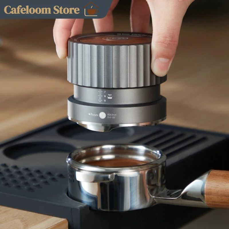 Hero Self-Leveling Distributor Professional Version 2-In-1 Coffee Distributor & Tamper 58mm Espresso Tool For Barista