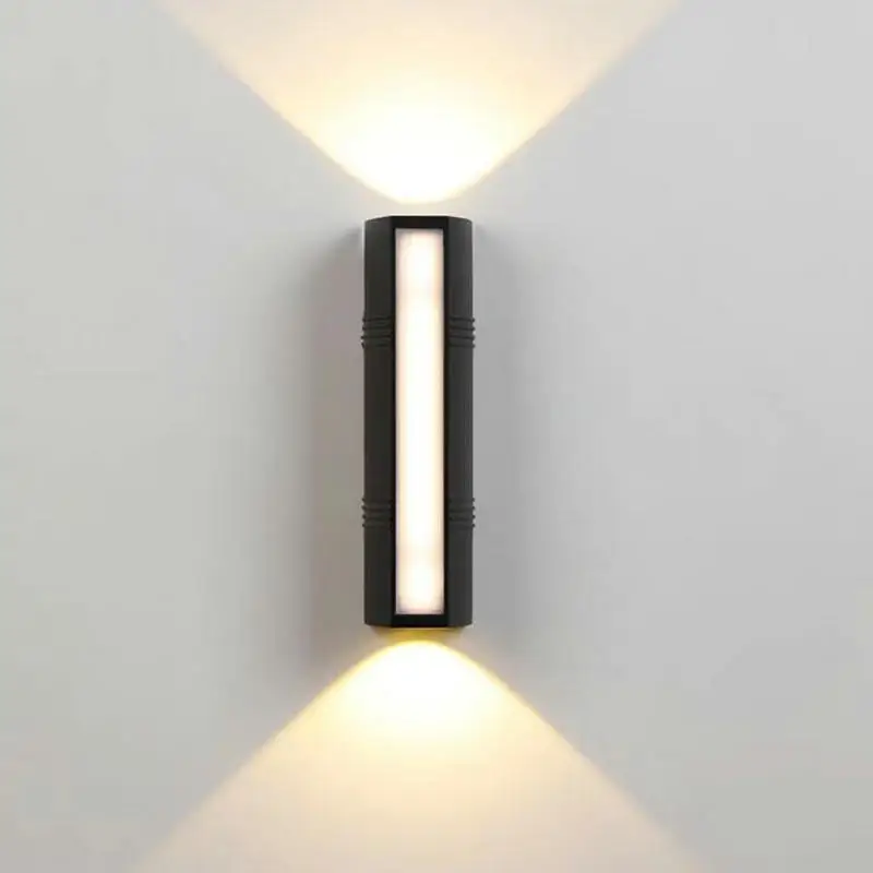 Waterproof LED Wall Light Outdoor Up Down Garden Lights Double Head Wall Lamp For Indoor Home Decor Corridor Lighting