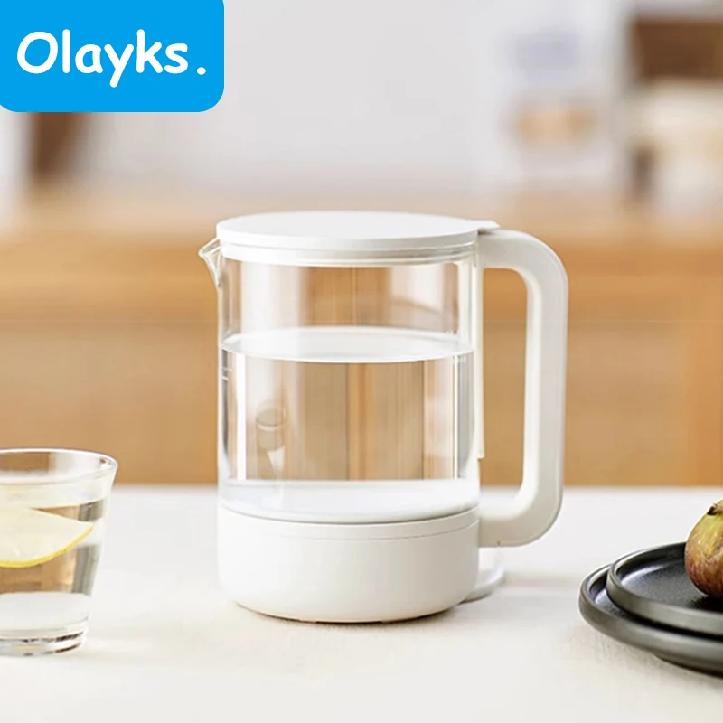 

Olayks Mini Electric Kettle 3 Temperature Portable Water Boiler Long-lasting Insulated Kettle 220V Home Kitchen Appliance 800ml