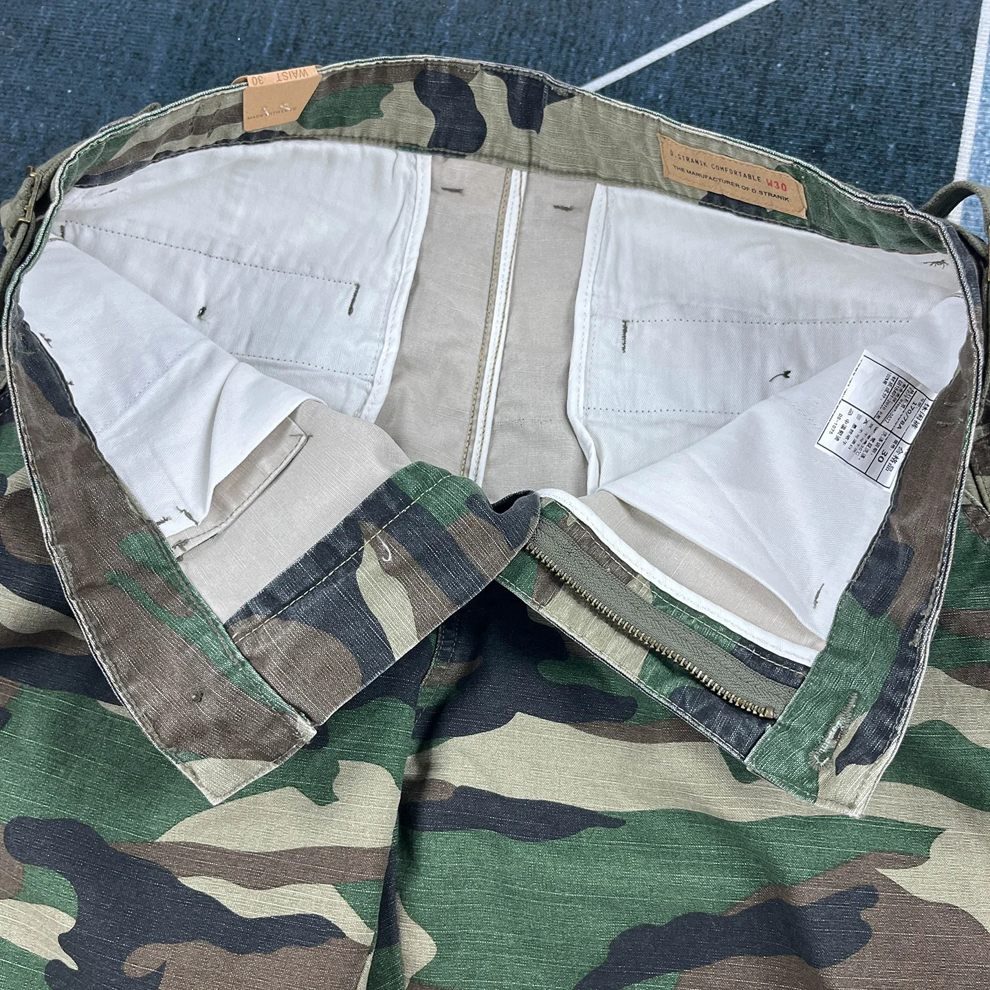 Pantalones de camuflaje 100% algodón, pantalones largos informales de pierna recta para primavera y otoño, pantalones de trabajo para deportes al aire libre para hombres