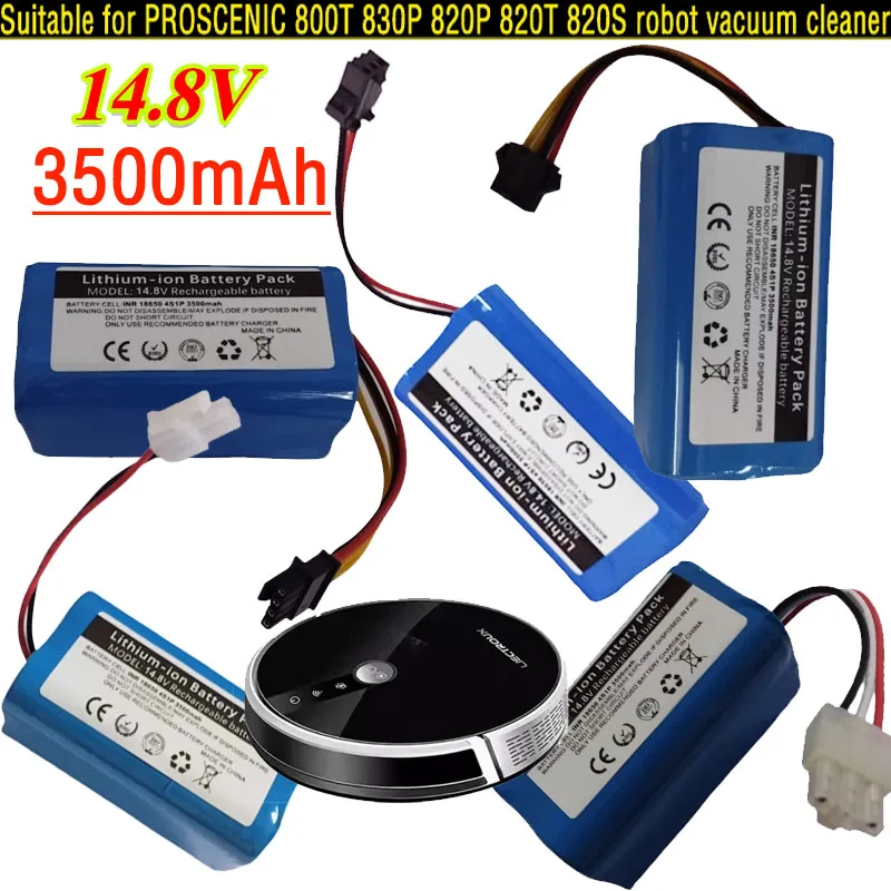 

14,4 В/14,8 В 3500 мАч аккумулятор SM2.54-4P разъем для Haier Robot Xshuai HXS-C3 робот-пылесос подметальная машина литий-ионный 18650 замена