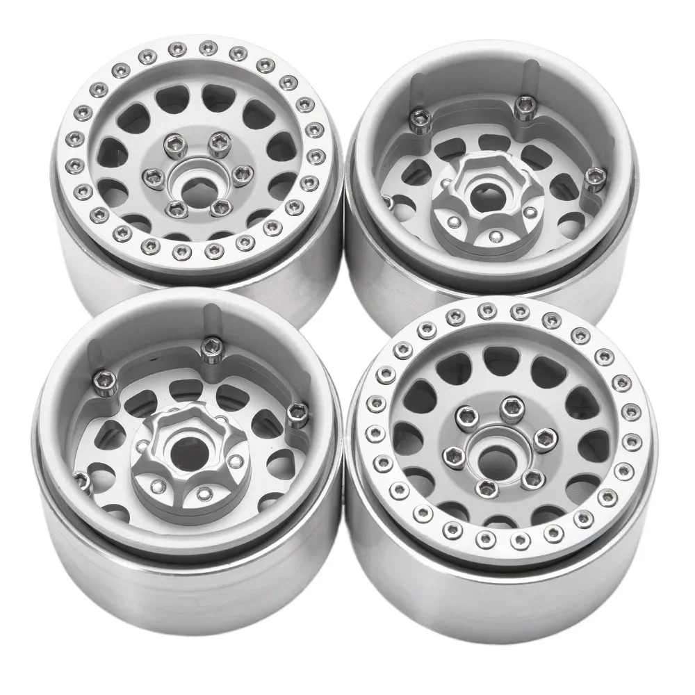

Алюминиевый обод колеса с ЧПУ, 1,9 мм для 1/10 RC Crawler Axial SCX10/TRX4/VS4-10/Redcat Gen8 Высокопрочный и прецизионный обработка