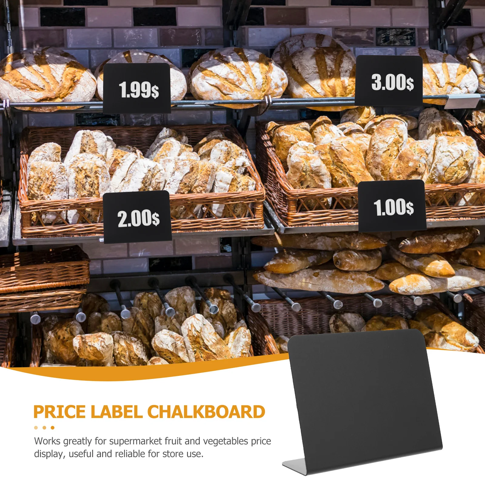 5 قطعة علامات السبورة القابلة لإعادة الكتابة لوحات ملصقات الأسعار البلاستيكية لعرض رسائل متجر السوبر ماركت علامات الأسعار العملية #1