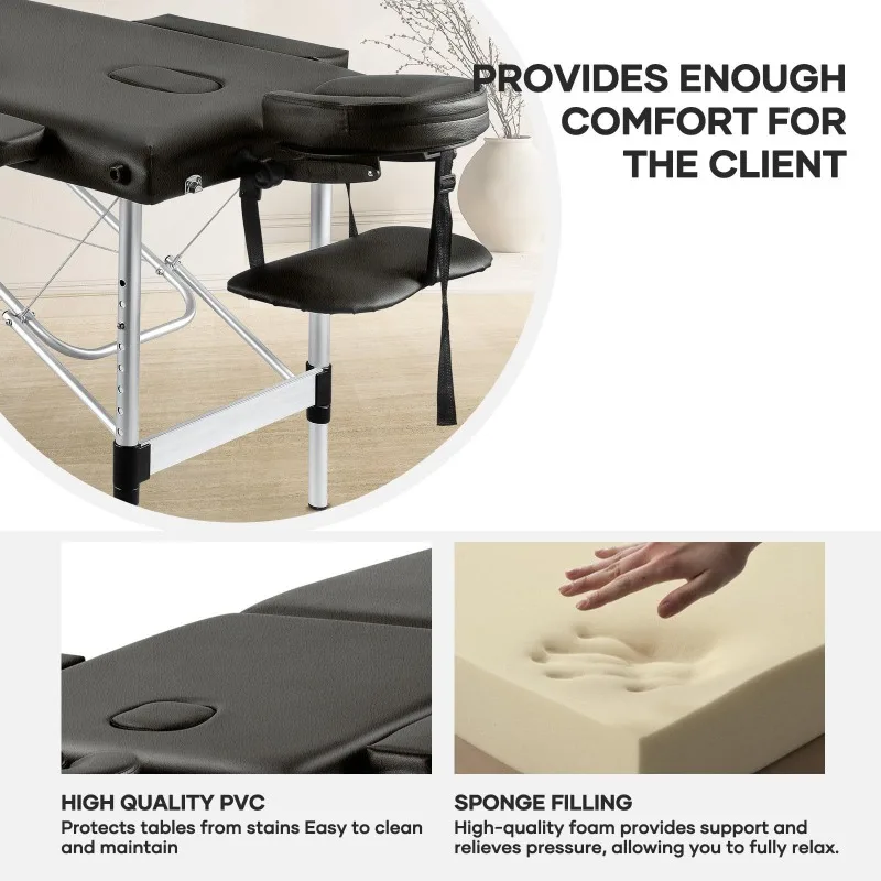 Foldable beauty bed Portable portable physiotherapy massage mobile embroidery bed Beauty salon lifting massage bed