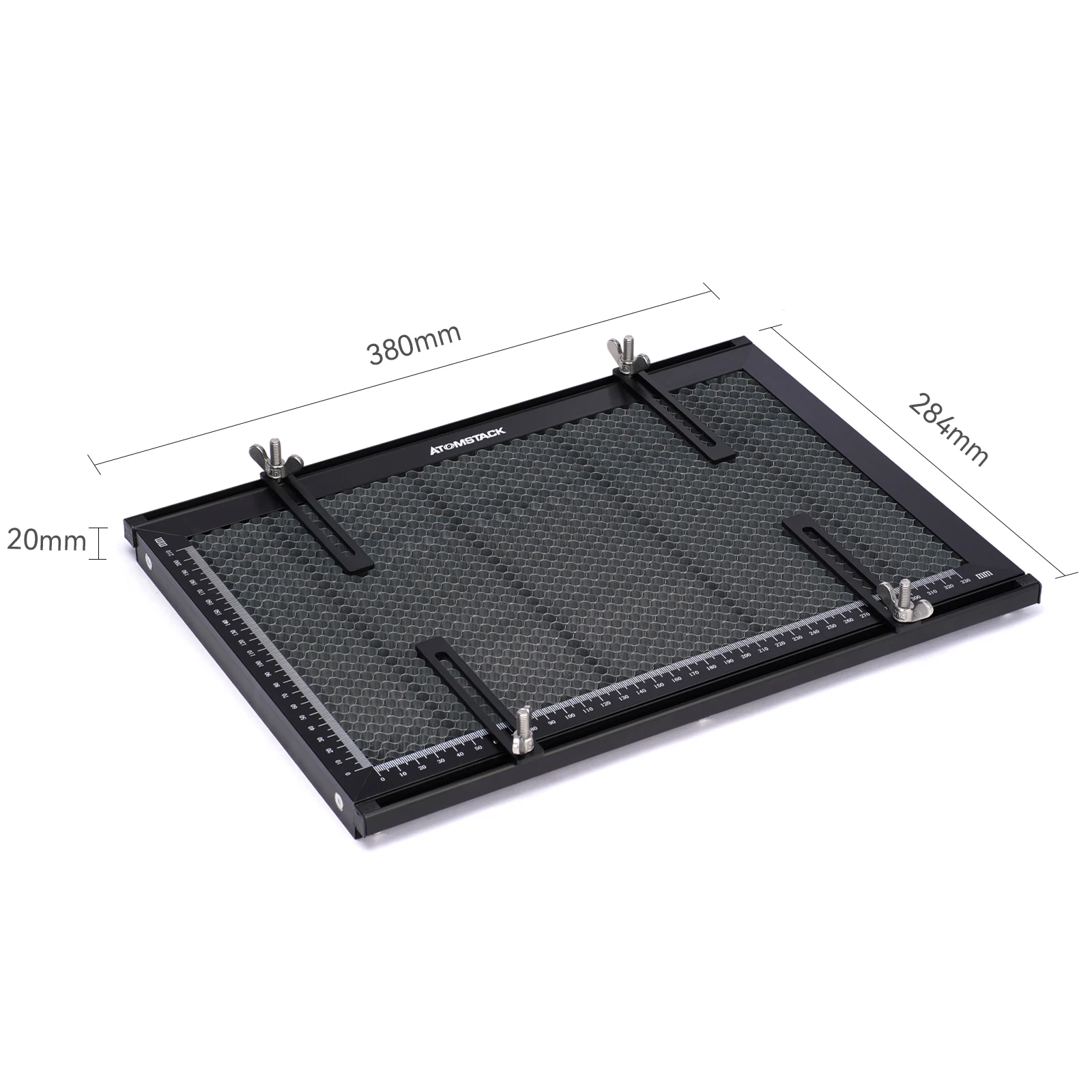 ATOMSTACK Laser Cutting Honeycomb Working Plate 380x284x22mm with Fixture for CO2 Engraver