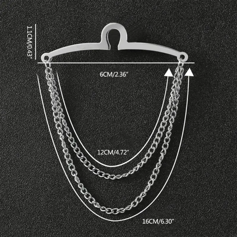 77HE MENS TIE TIE CHAIN