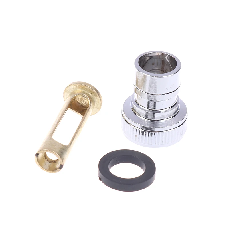 Katup penghenti air keran mesin cuci, 2 buah sambungan katup Stop air 1/2 "3/4" Anti jatuh otomatis semua inti dalam kuningan