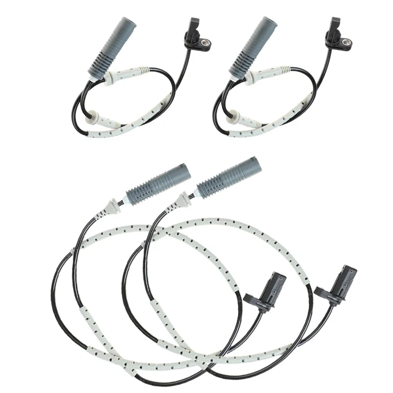 

4PCS Front And Rear ABS Wheel Speed Sensor Front And Rear Axle Pulse Sensor 34526870075 34526870076 For BMW 1 3 Series E87 E90