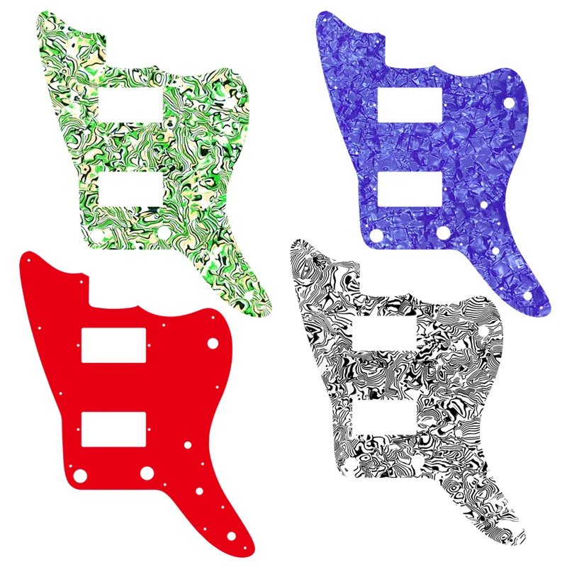 

Pleroo Customize Parts - For US Fd Squier Contemporary Active Jazzmaster HH ST Guitar Pickguards Multicolor Choice