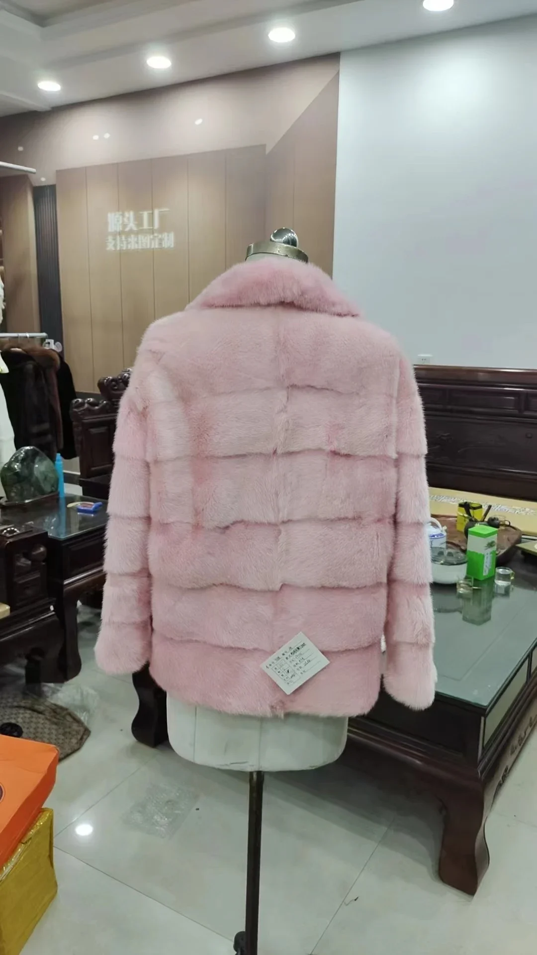 HDHOHR 2024 ใหม่ธรรมชาติMink Fur Coatsผู้หญิงพิเศษClearance Non-refundReal Mink Fur Coats Outwear Park