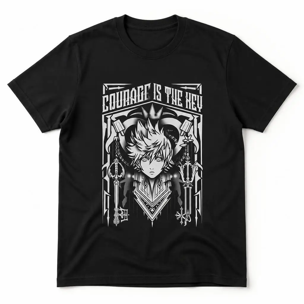 Roxas is The Key Kingdom Hearts Men T Shirt 100% Cotton Clothing Fun Short Sleeve Tee Gift T-Shirts