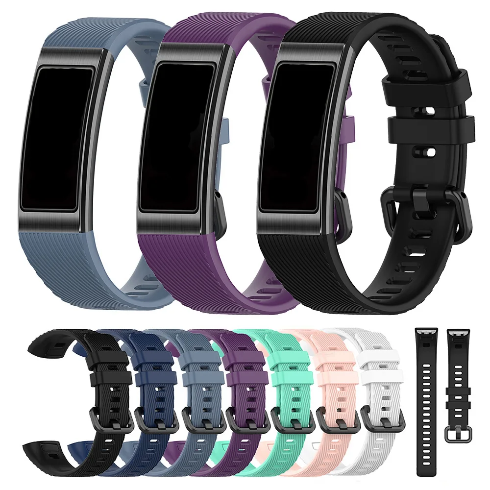 Silikonarmband für Huawei Band 4 Pro TER-B29S Armband Armband für Huawei Band 3/3 Pro