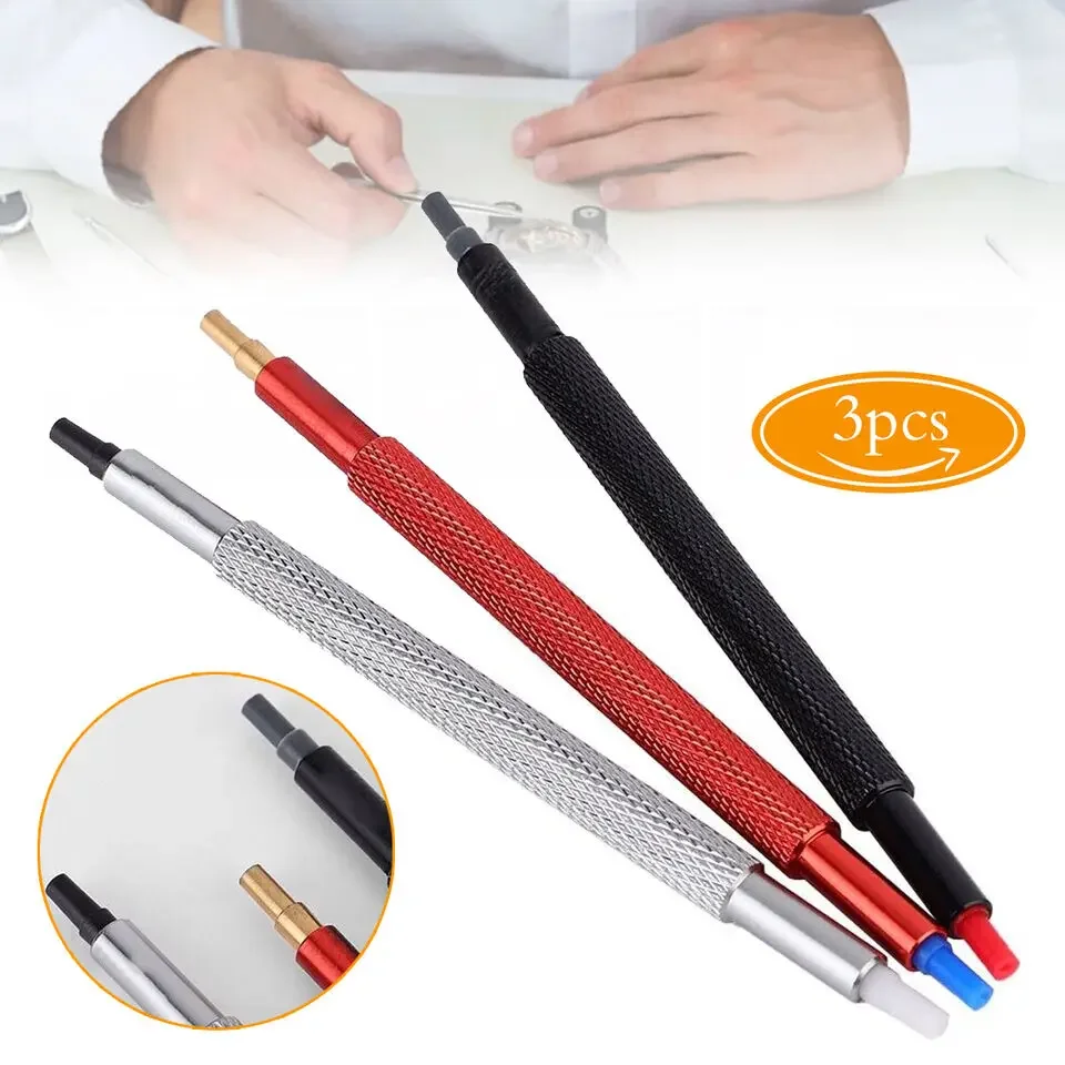 3 teile/los Uhr Hand Presser Uhr Hand Drücker Fitting Set Uhrmacher Reparatur Werkzeug Set