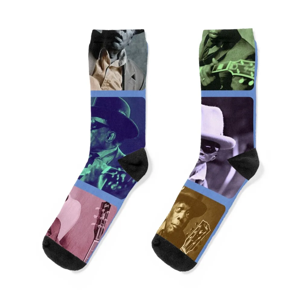 John Lee Hooker - Blues Legend - Collage collection Socks football luxury Toe sports FASHION Socks Women's Men's