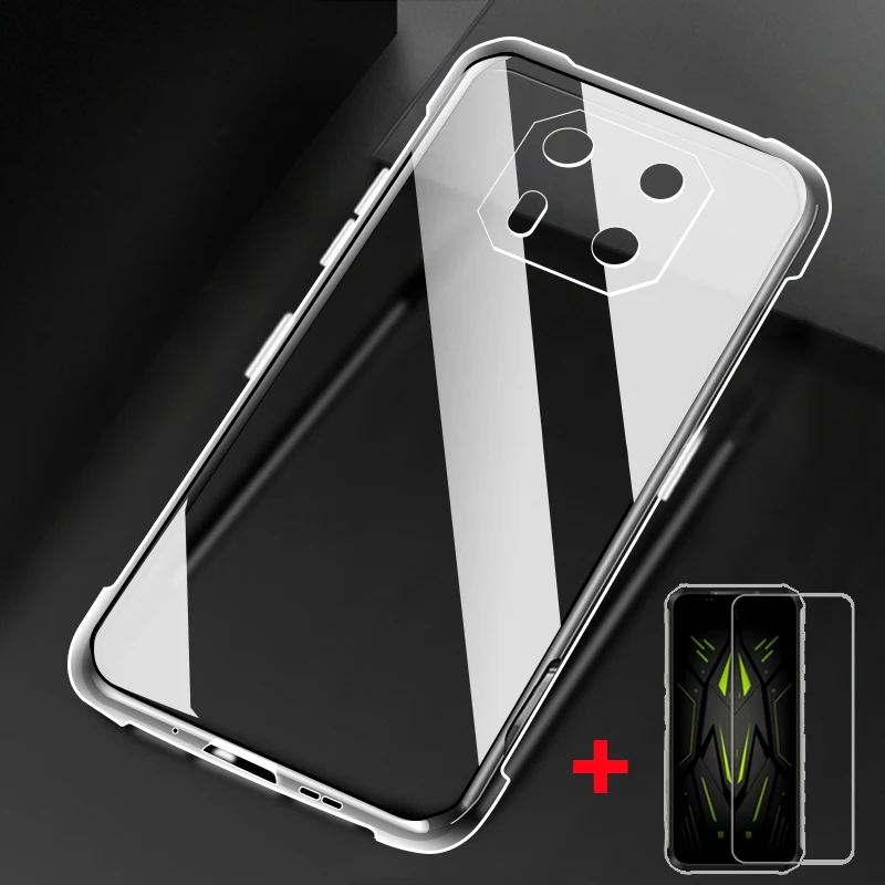 2 in 1 Tempered Glass For Ulefone Armor 22 Case Silicone Bumper Soft TPU Clear Phone Cover For Ulefone Armor 22 Screen Protector