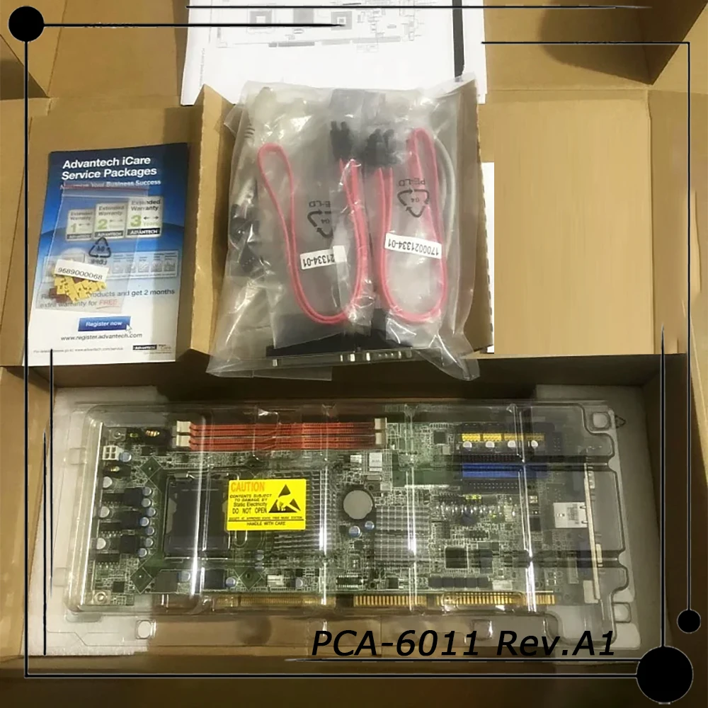 

PCA-6011 Rev.A1 PCA-6011VG PCA-6011VG-00A1E Industrial Control Motherboard
