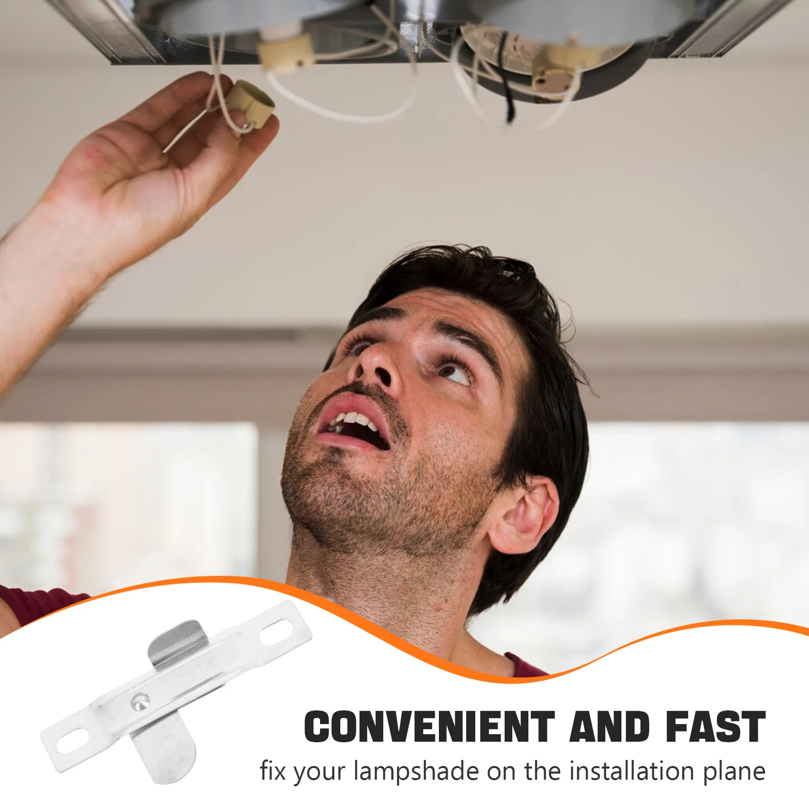 10 قطعة تركيبات إضاءة السقف مقاطع استخدام طويل الأمد حل موثوق لتركيب أضواء السقف LED المختلفة #2