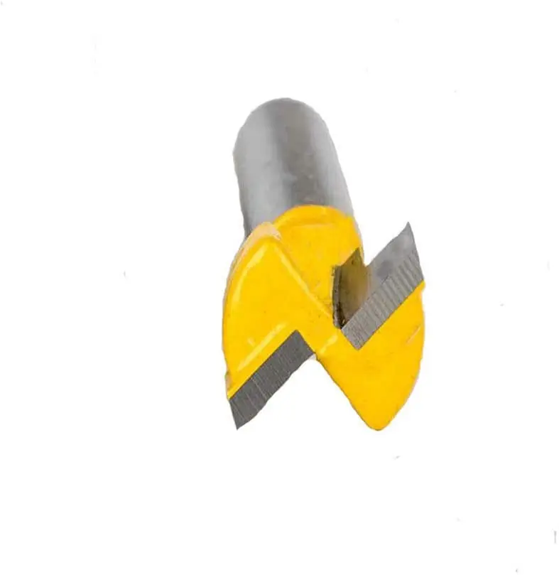 T-Slot Router Cutter Bit, Hex Bolt Woodworking Keyhole, 1/2" Shank 1/2" Cutting Dia, 1/2*3/8 Inch Pack of 2,Yellow