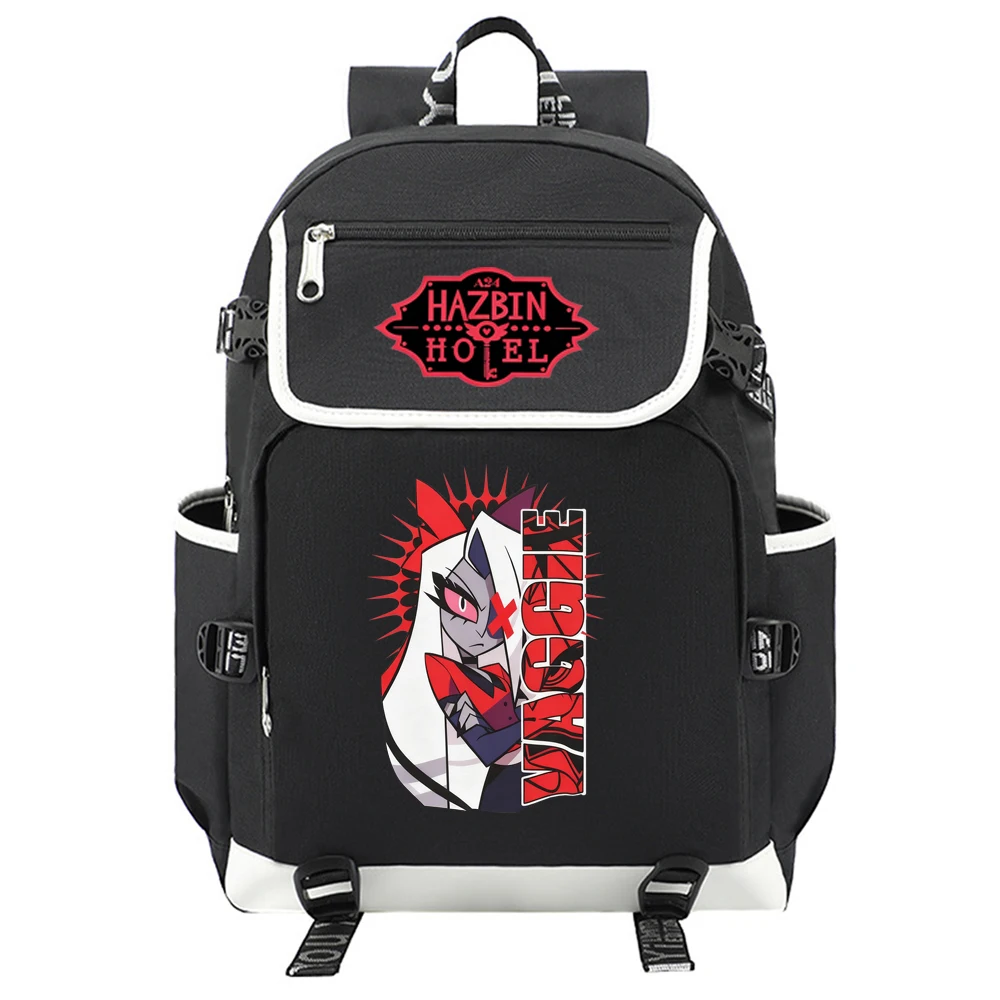 กระเป๋าเป้สะพายหลัง Hazbin Hotel Vaggie รุ่นฮิตปี 2025 สำหรับใส่แล็ปท็อป เหมาะสำหรับวัยรุ่น นักเรียน นักศึกษา ทั้งชายและหญิง ใช้เป็นกระเป๋าหนังสือหรือเป็นของขวัญ
