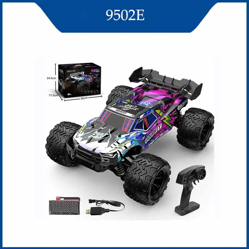 

9502E 1/16 RC Climbing Rock Off-road Truck 2.4G 4WD High Speed Vehicle 40KM/H Sport Racing Car Toys with Lights 2025