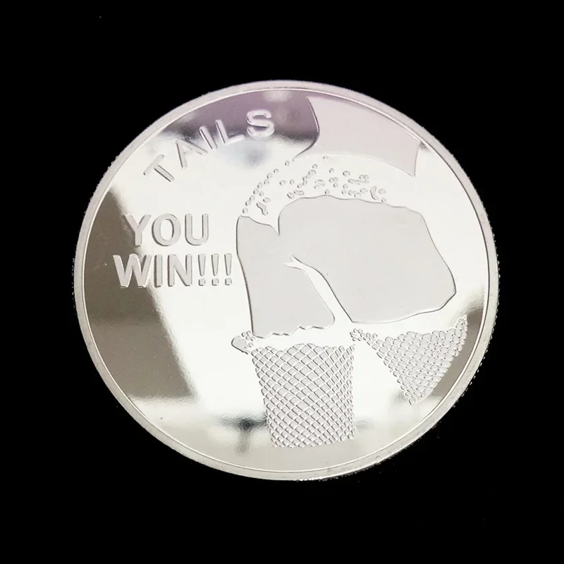 Yes No Decision Coin American Sexy Girl Happy Baby Decoration Commemorative Coin Tramp Collection Gold and Silver Coin