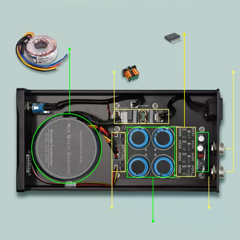 80W DC linear voltage-regulated power supply DC12V fever audio hard disk box NAS router MAC PCHiFi
