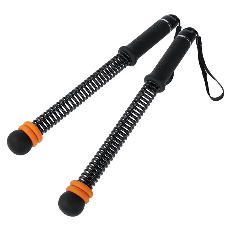 【SPECIAL】Adjustable Resistance Cordless Battle Ropes 2 PCS-Portable, Low-Noise Workout Ropes Black For Anytime Fitness