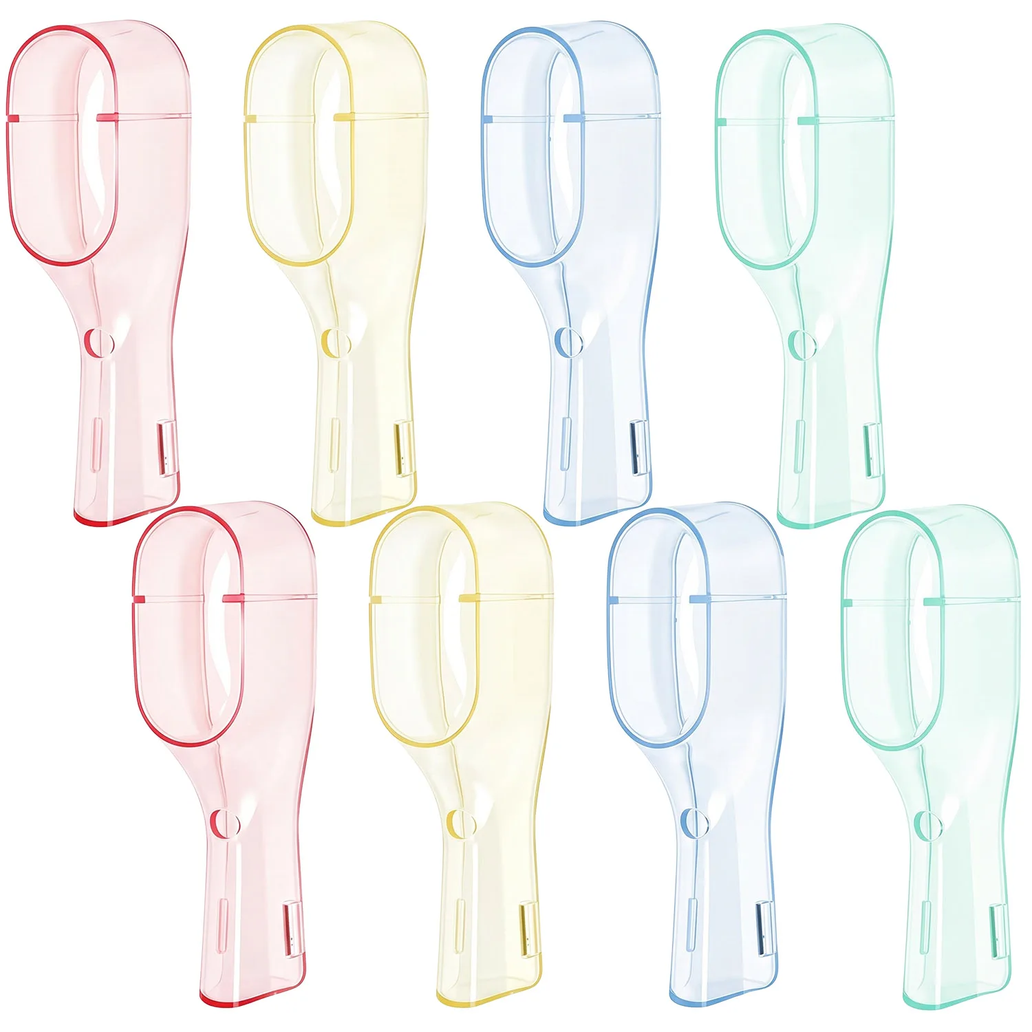 Dual‑Head Brush Head Dustproof Protective Cap For OralB EB‑417A SB‑417A Toothbrush, Multi‑Color Snap‑On Travel Hygiene Cover