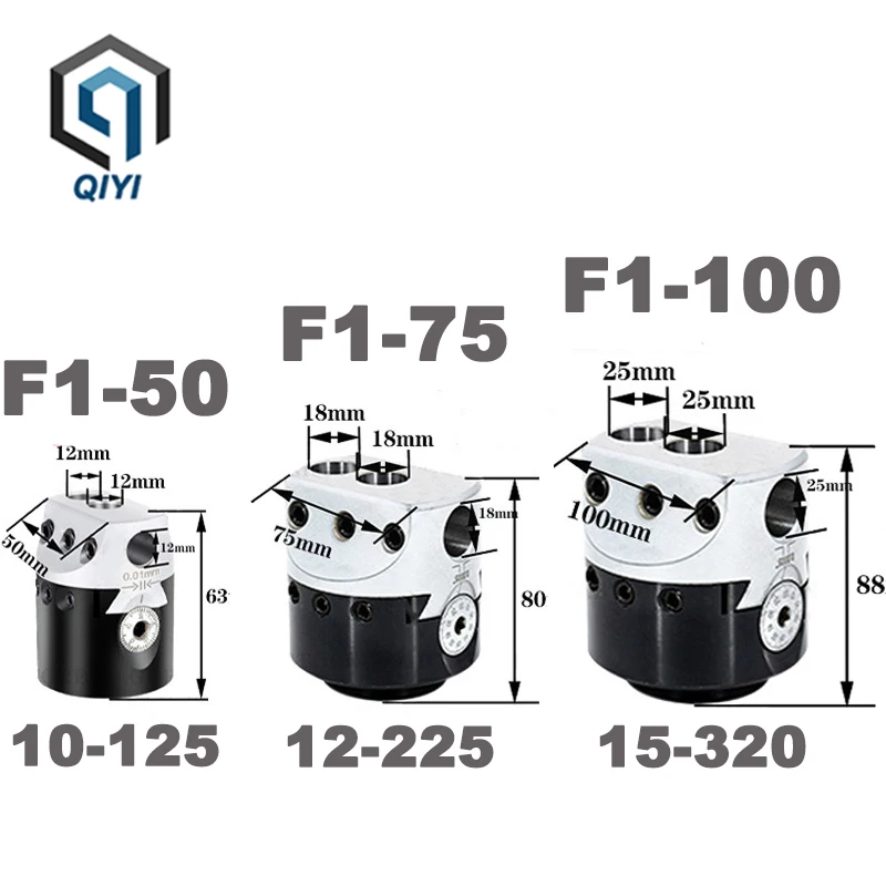 F1 Boring Head F1 Boring Bar MT2 MT3 MT4 MT5 C20 C25 BT30 BT40 NT30 NT40 R8 F1 Boring Tool 50mm 75mm F1 Boring Tool Holder