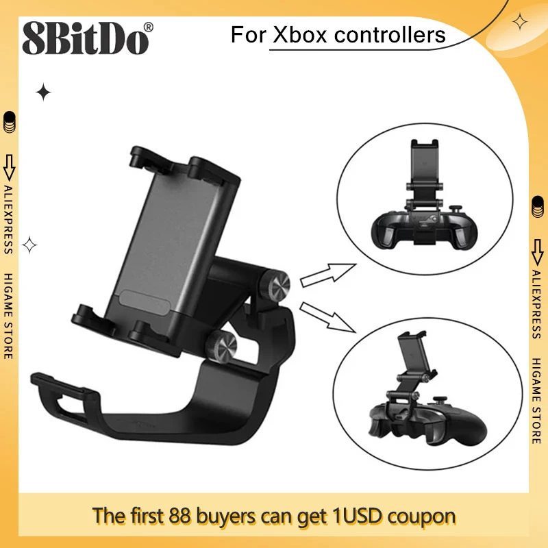 

8BitDo Mobile Phone Gaming Clip Holder for Xbox Wireless Controllers & Xbox Elite Wireless Controllers Game Holder Accessories