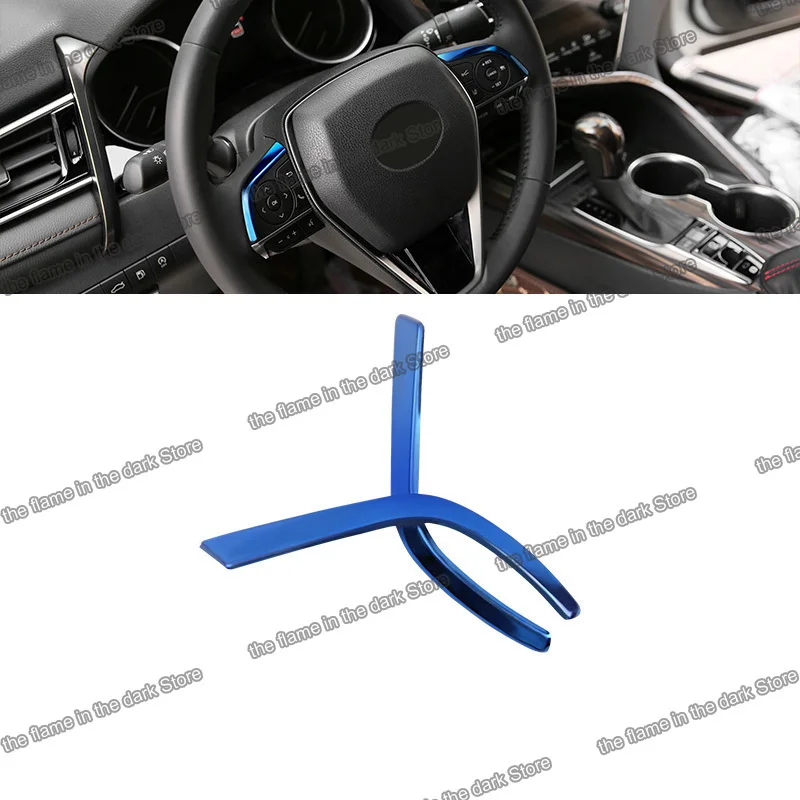 Stainless Steel Car Steering Wheel Trims for toyota corolla 2019 2020 E210 trd accessories sport edition 2021 2022 hybrid auto