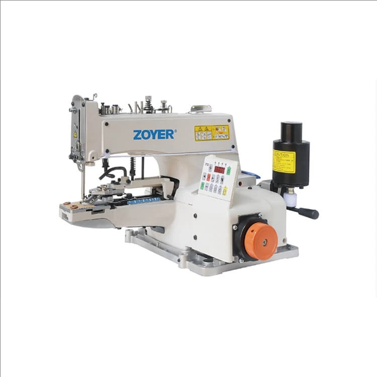 ZY1377 High Speed Industrial Button Hole Sewing Machine For Shirts Single Needle Manual Feed New Servo Energy For Home Use Metal