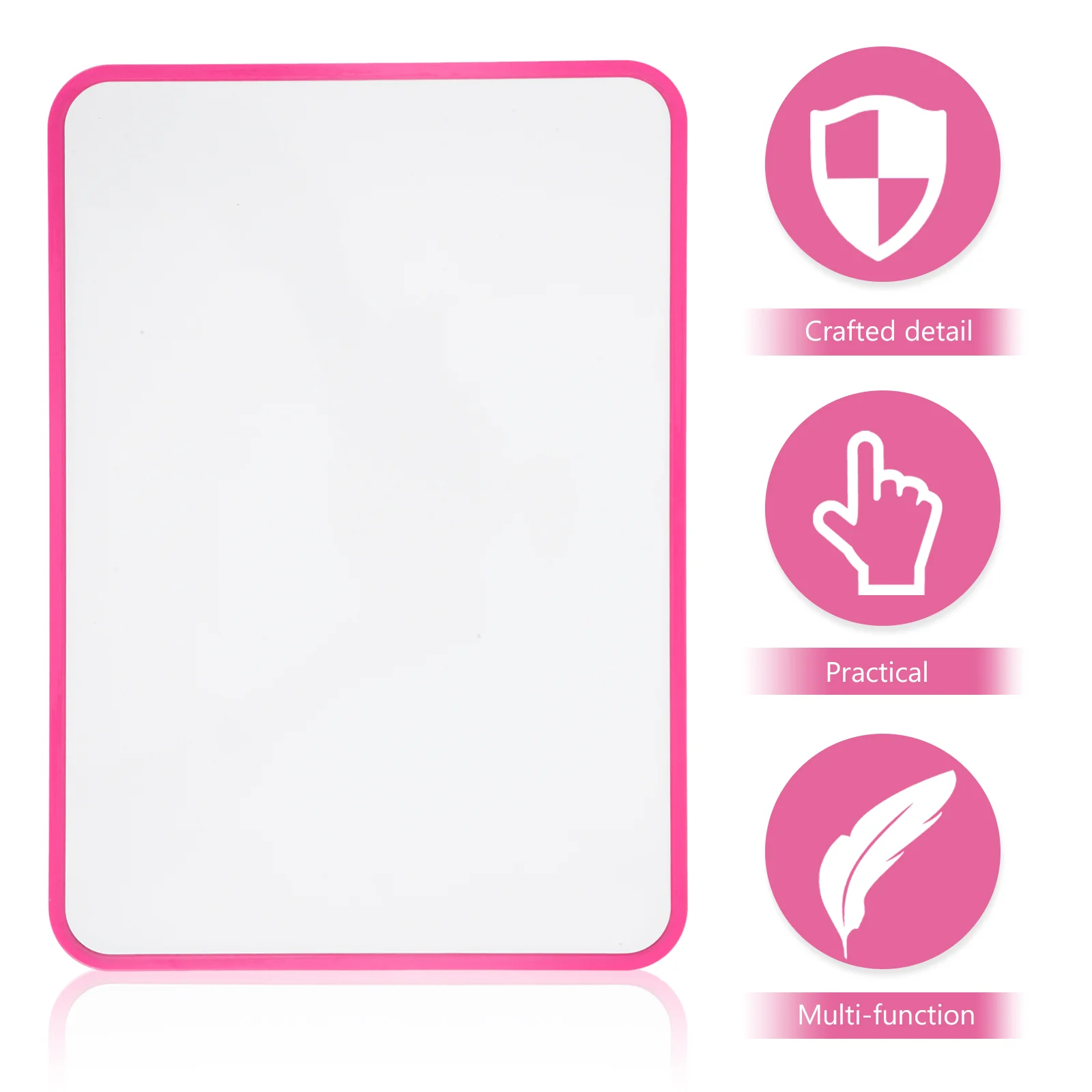 Small Whiteboard Student Boards Classroom Whiteboards for Students Handheld Dry Erase Notepad Abs Child