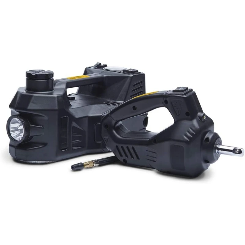 

Комплект для аварийной дорожной замены шин Lift-Assist, 12V3-тонный электрический гидравлический домкрат для пола, насос для накачивания шин и электрический ударный гайковерт