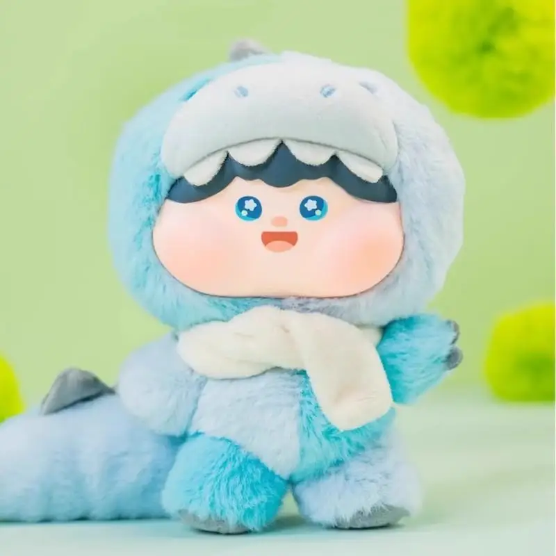 Meatball Cotton Candy Xiaobao Pvc Plush Blind Box Second Generation Desktop Ornament Figure Lovely Flow Toy Girl Birthday Gift