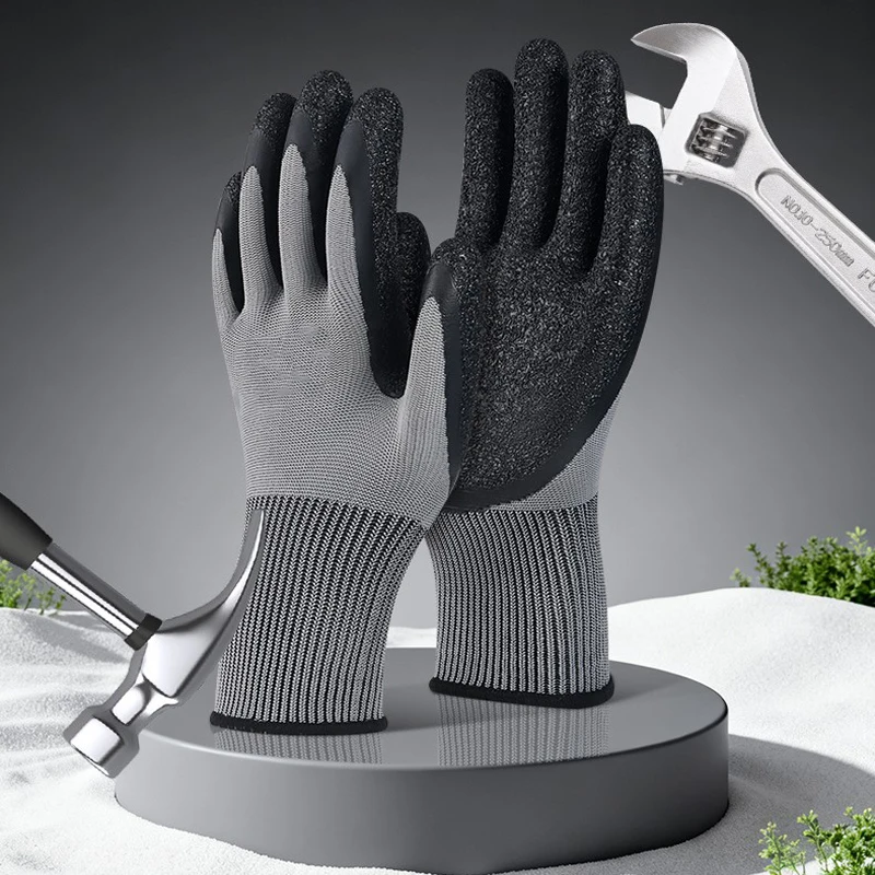 1/3/5/10/12/24 Pairs of Safety Work Gloves, Used for Construction, Transport, Warehouse, Gardening, and Landscape Work